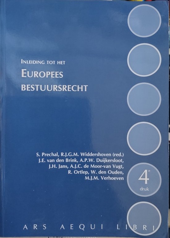 Ars Aequi Handboeken - Inleiding tot het Europees bestuursre ... - cover