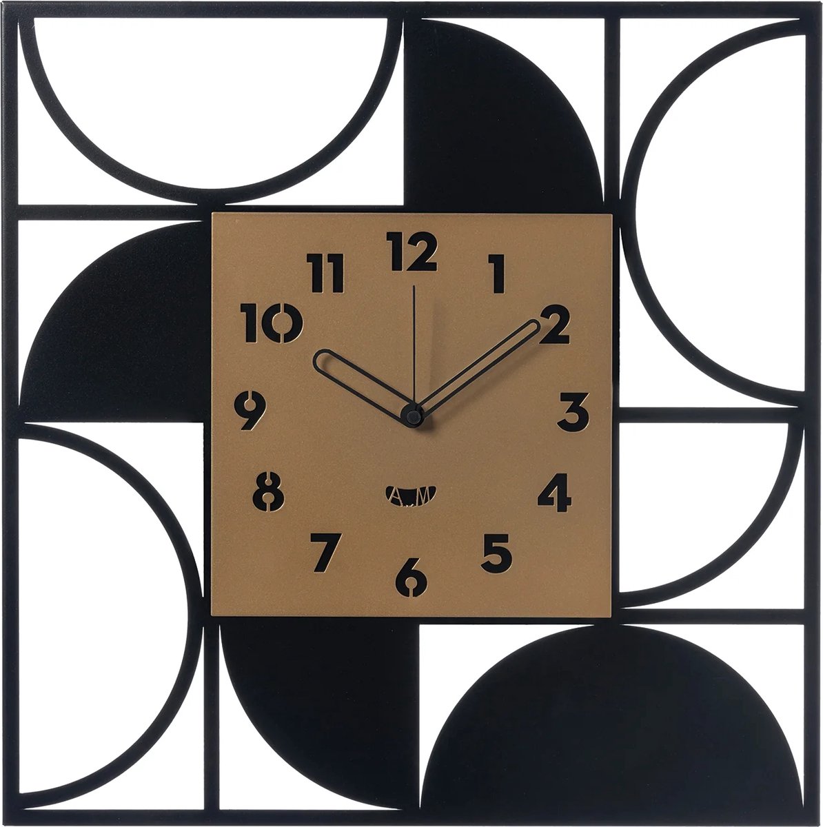 Wandklok Carree modern design