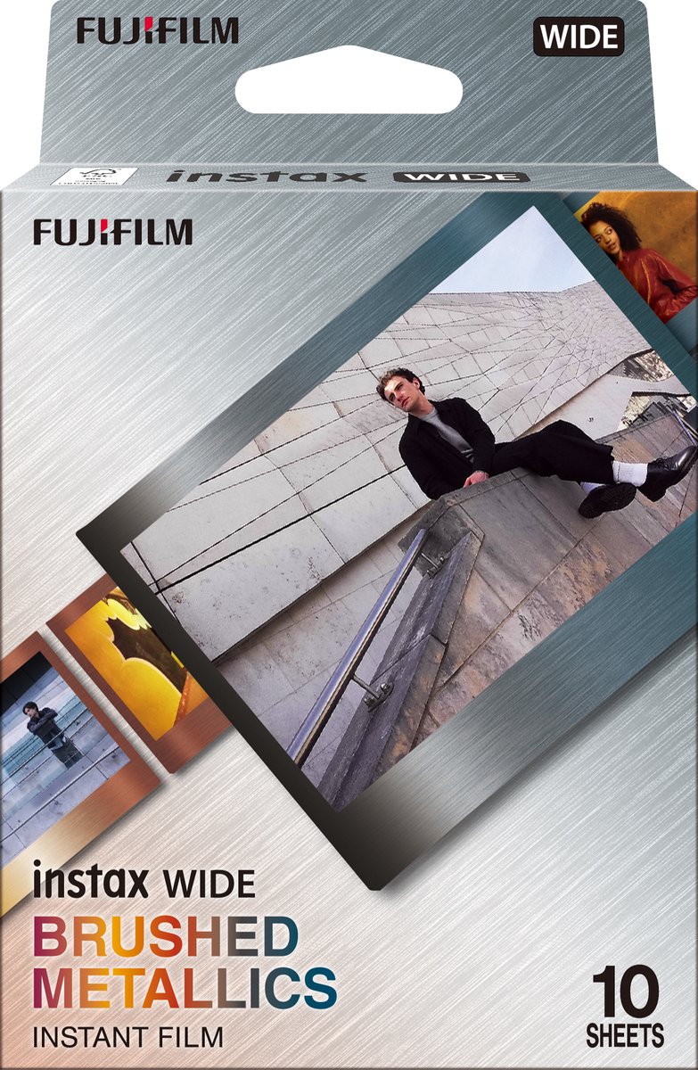 Fujifilm instax™ wide film - Instant fotopapier - Brushed Metallics - 10 stuks