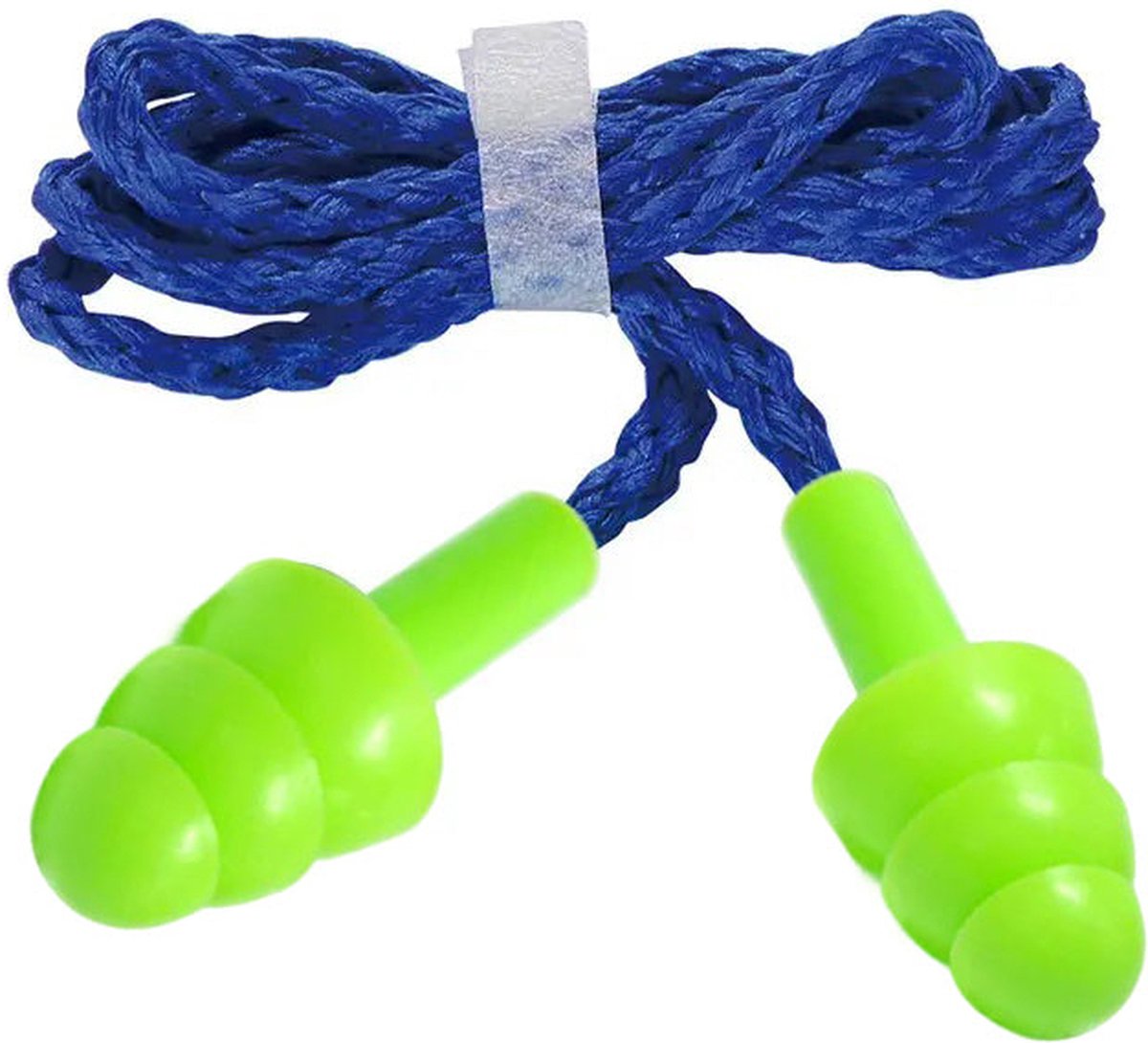 Rekx® Herbruikbare Oordoppen met koord - Gehoorbescherming - Muziek - Slapen - Klussen - Herriestoppers - Earplugs - Gehoorbescherming - In-ear - Groen
