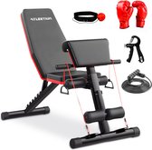 Bol.com Atleetium fitnessbank - Halterbank - Bench Press - Trainingsbank - Fitness Bank - Verstelbaar en Inklapbaar - Inclusief ... aanbieding