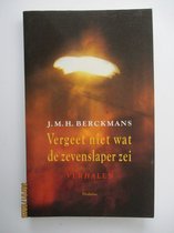 Boek 'Vergeet niet wat de zevenslaper zei' met een brandende kaars op de voorkant.