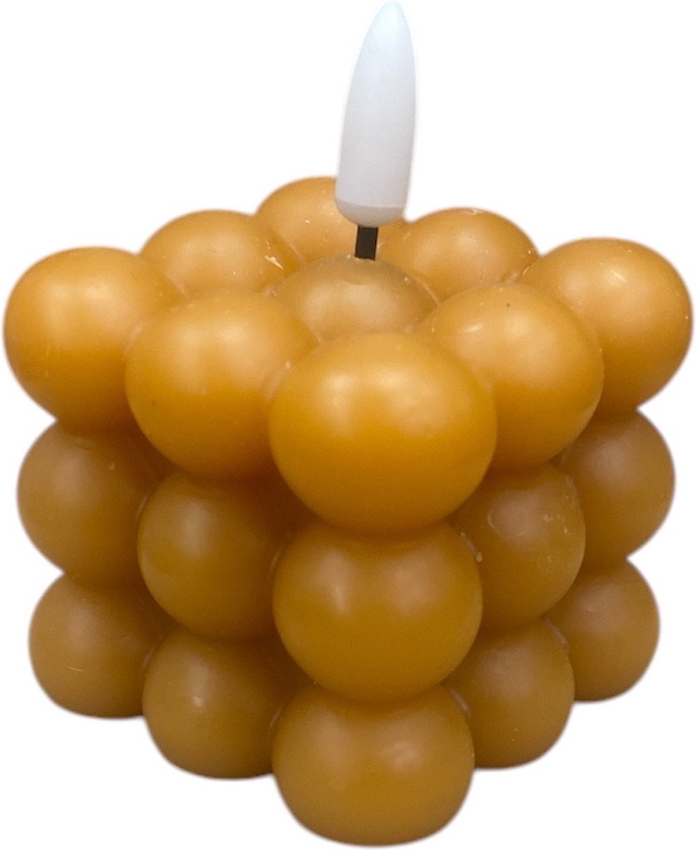 Countryfield Led - Bubble Candle - Oker Amber