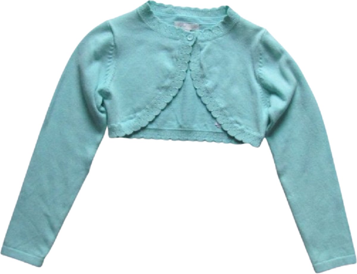 Mayoral Meisjes Bolero - Licht Groen - Maat 98