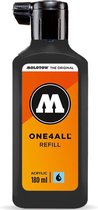 Molotow ONE4ALL™ - 180ml Zwarte navul Inkt op acrylbasis