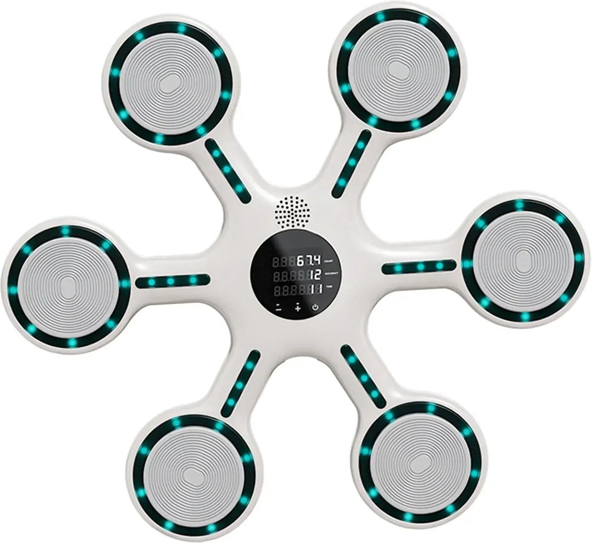 Stemily Boxing Machine - Boksmachine - Dynamische LED-verlichting - Muziek - Instelbare Reactiesnelheid - Diameter 59 cm