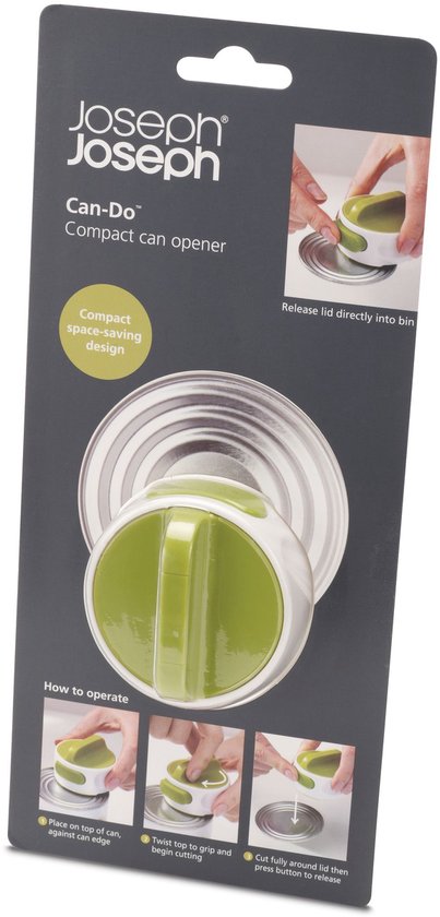 Joseph Joseph - Can-Do Compacte Blikopener - Ergonomisch en Compact
