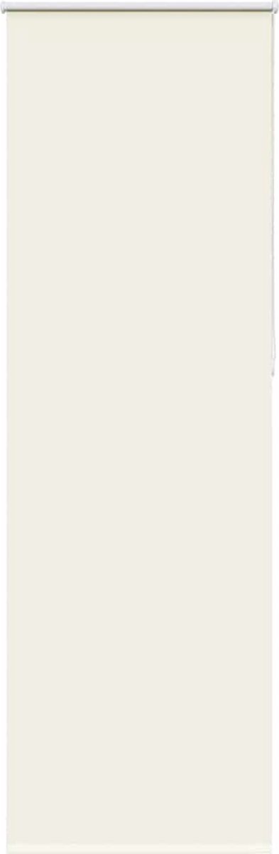 vidaXL - Rolgordijn - verduisterend - gebroken - wit - 85x210 - cm - stofbreedte