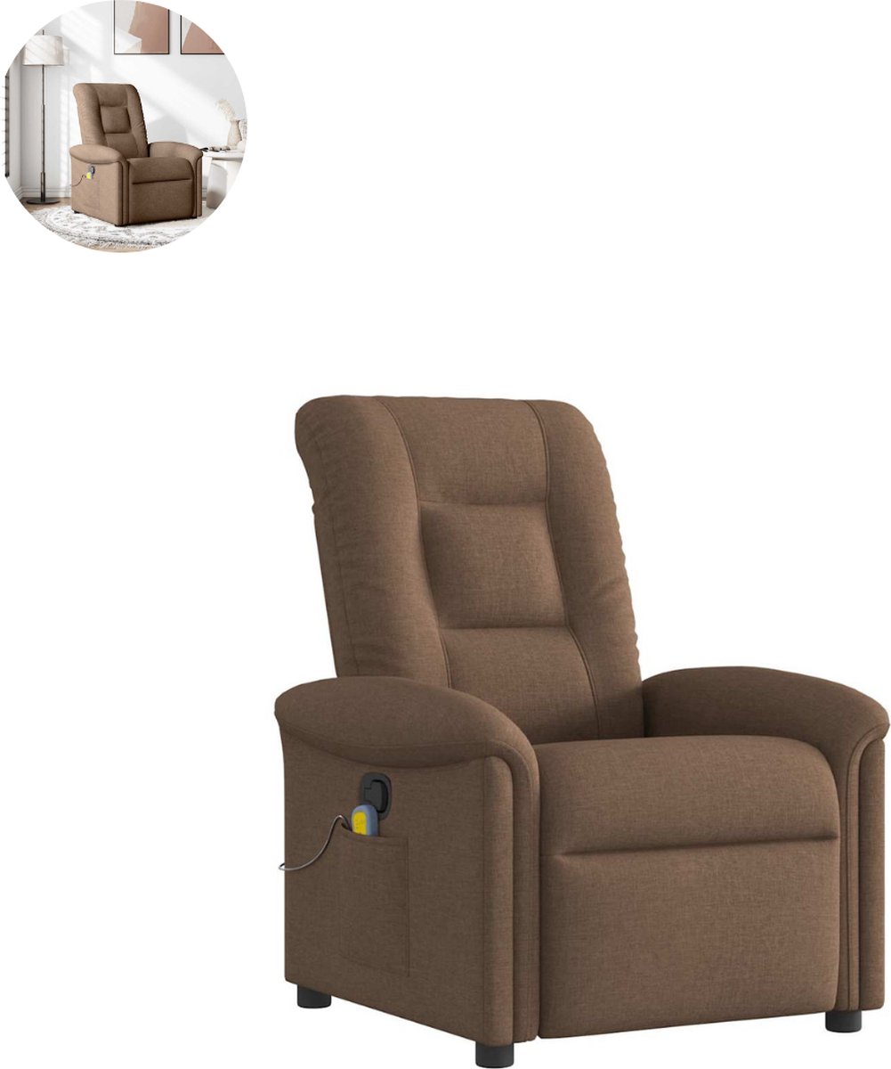 GranMaison Massagestoel Elektrisch Bruin Comfortabel