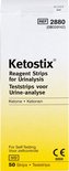 Doosje Ketostix reagent strips for urinalysis, 50 strips.