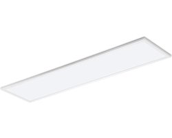 LED Paneel 120x30 - LED Plafonnière - LED Paneel Systeemplafond - Helder/Koud Wit 3000K - 43W - Inbouw - Rechthoek - Wit - Flikkervrij