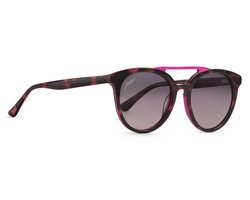Jackie L Roubaix ZO-0254B havana-rood - grijs-roze dégradé - TAC polarised - UV400