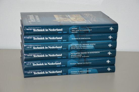 Geschiedenis van techniek in Nederland - 6 delen - cover