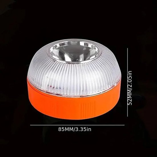 ITAL Noodlamp V16 Met Magnetische Bevestiging Noodsignaal Voor Gevarenvoorschriften En Geolocatie Op Dgt 3 0 Platform 1292350006