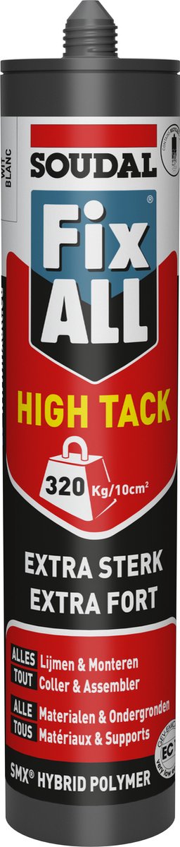 Fix ALL High Tack Zwart 290ml