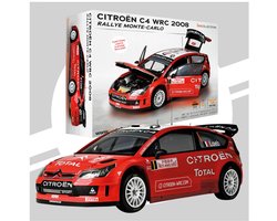IXO Collections Modelbouwpakket - 020 Citroën C4 WRC 2008 - Rallye Monte-Carlo - Rallye Auto Metalen - 1:8 - Modelbouw