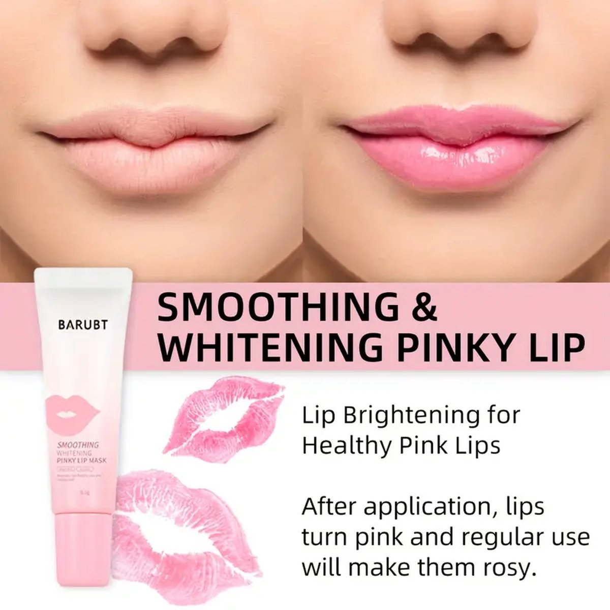 Roze Lip Masker Voor Gladde Roze Lippen