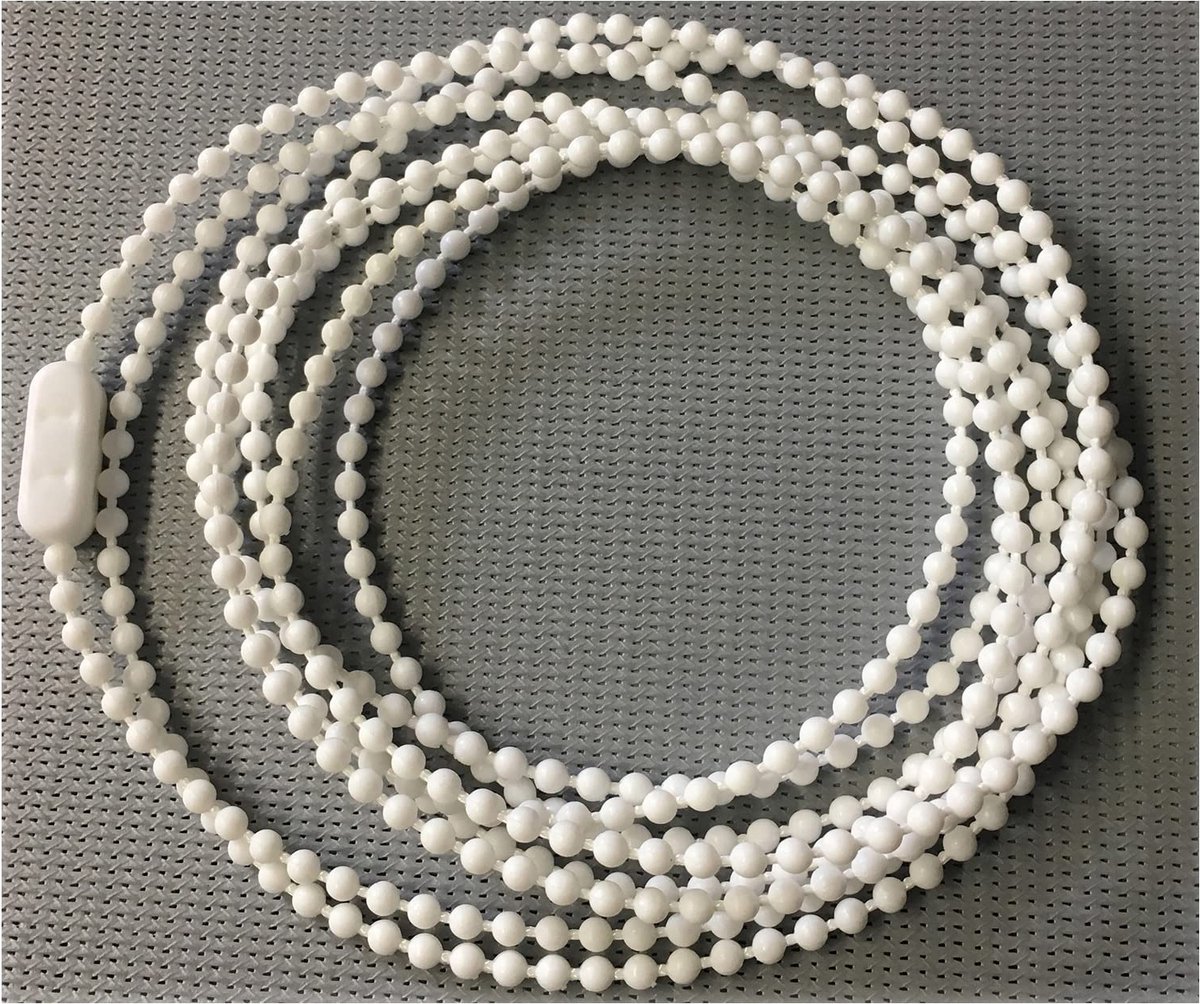 Rolgordijn ketting Kunststof 175 cm eindeloos - Cremé