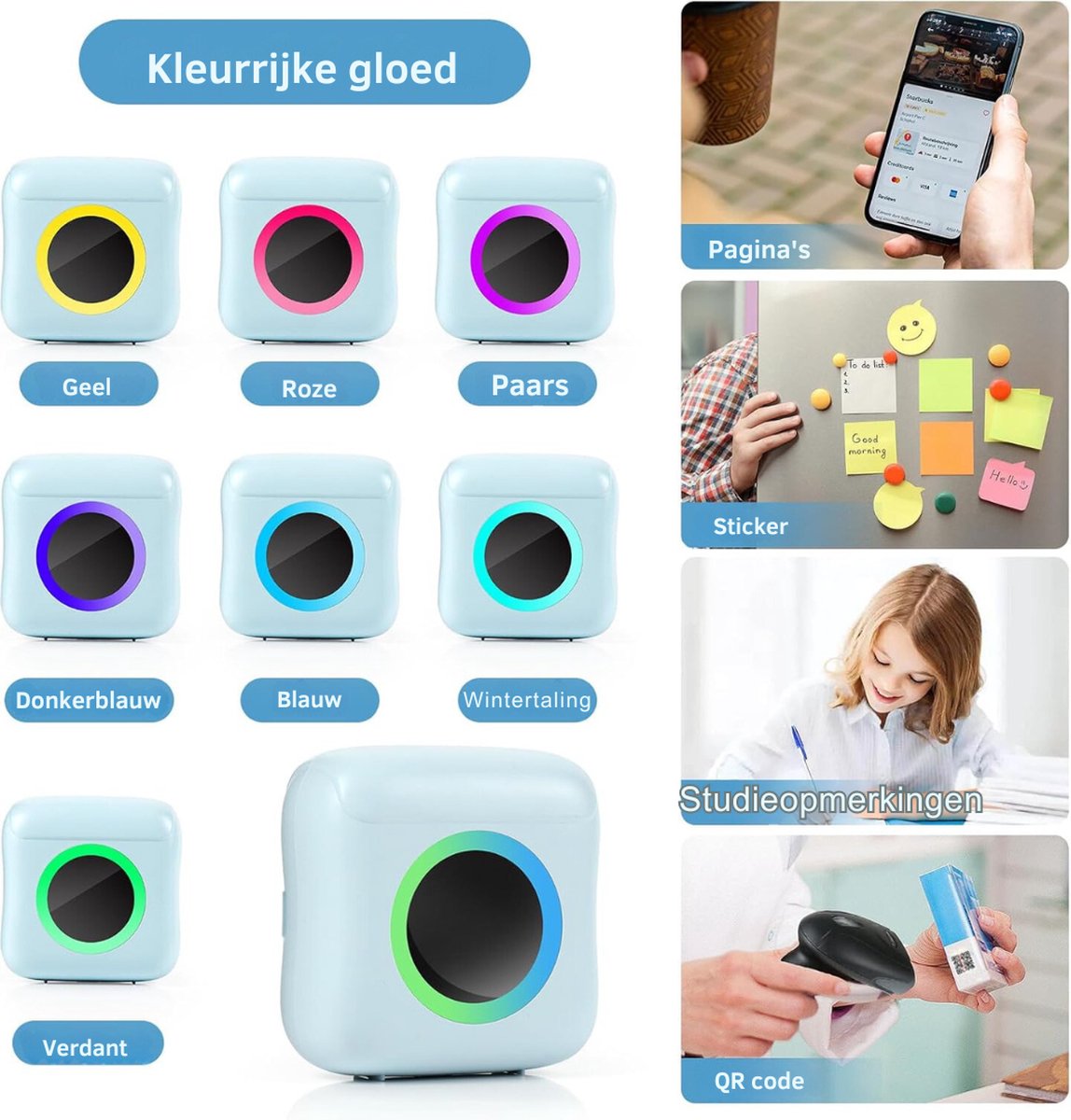 Mini - Draadloze Thermische Fotoprinter thumbnail 4