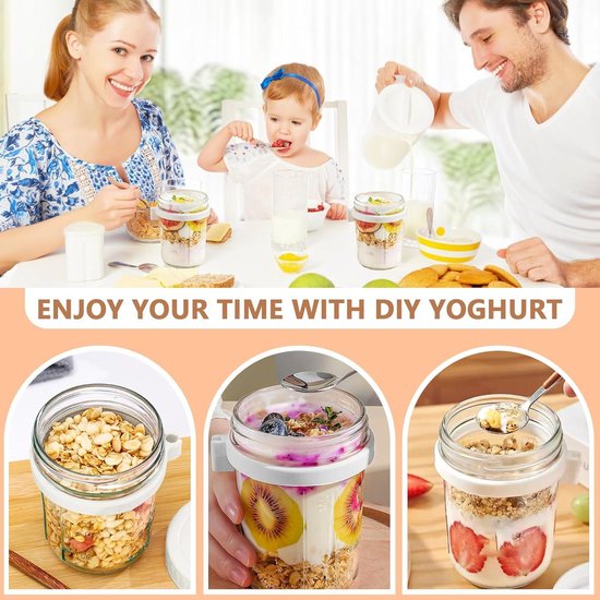 Overnight oats met jam | recepten | Fruit