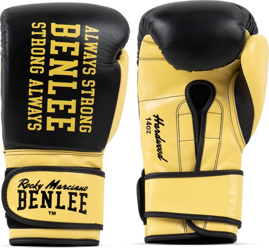 BENLEE Bokshandschoenen van leer Sugar Deluxe White 14 oz