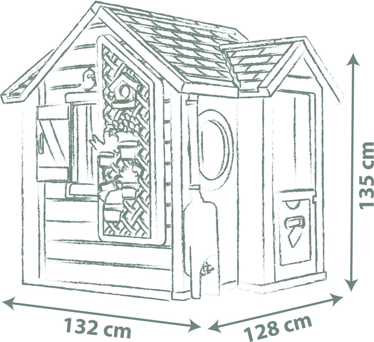 Smoby - Smoby Life - Garden House - Speelhuis - Accessoires - Vanaf 2 jaar — afbeelding 2