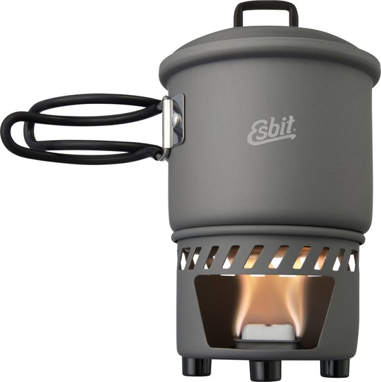Esbit Outdoor Kooktoestel 585ml - kookset aluminium - solid fuel - ultralicht van Esbit — afbeelding 3