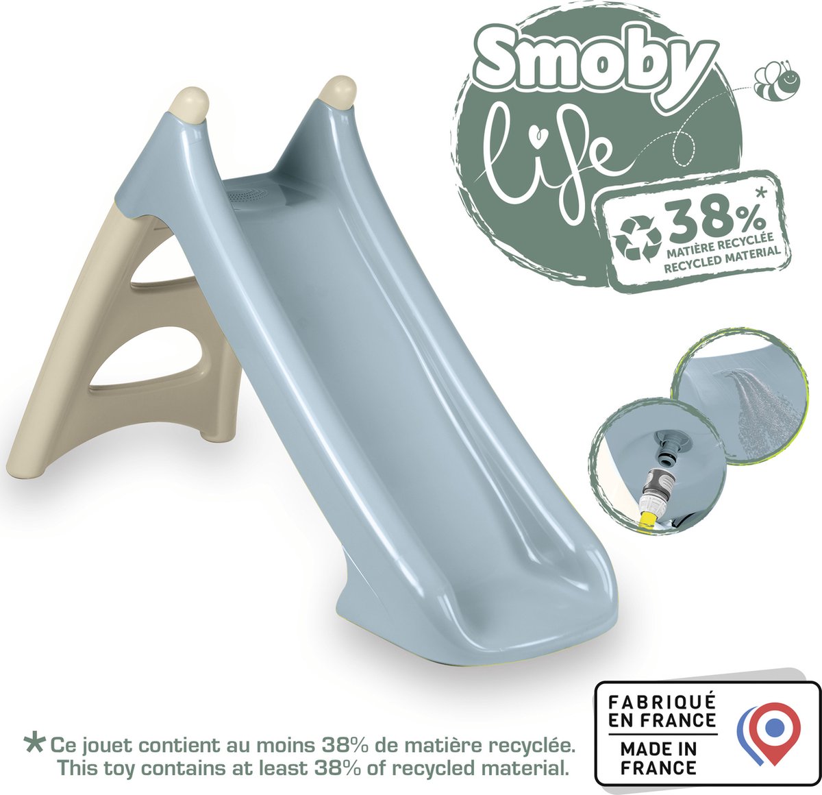 Smoby -Smoby Life - glijbaan XS - Peuter - voor binnen en buiten - met wateraansluiting - vanaf 2 jaar — afbeelding 4