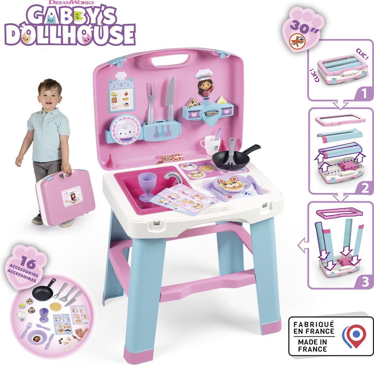 Smoby - Gabby's Dollhouse - Gabby's Keuken - Vanaf 3 jaar. — afbeelding 9