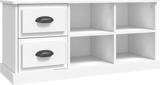 vidaXL Tv-meubel 102x35x36,5 cm bewerkt hout grijs sonoma eikenkleurig, tv- meubel, hifi-meubel, media-kast, tv-meubel met LED-verlichting, hifi-kast vidaXL Tv-meubel 102x35x36,5 cm bewerkt hout grijs sonoma eikenkleurig, tv- meubel, hifi-meubel, media-kast, tv-meubel met LED-verlichting, hifi-kast