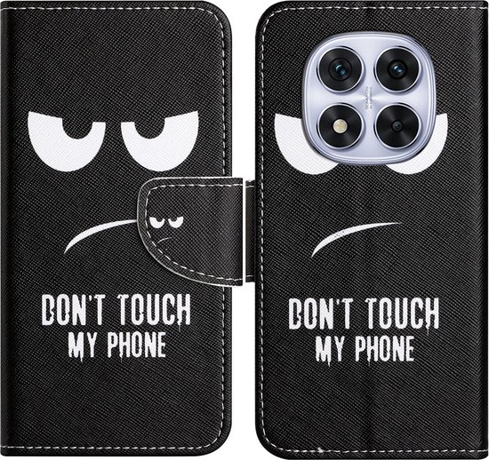 Coverup Case - Convient pour Xiaomi Redmi Note 14 Pro 5G / Pro+ / Poco X7 Case - Coverup Book Case - Ne touchez pas