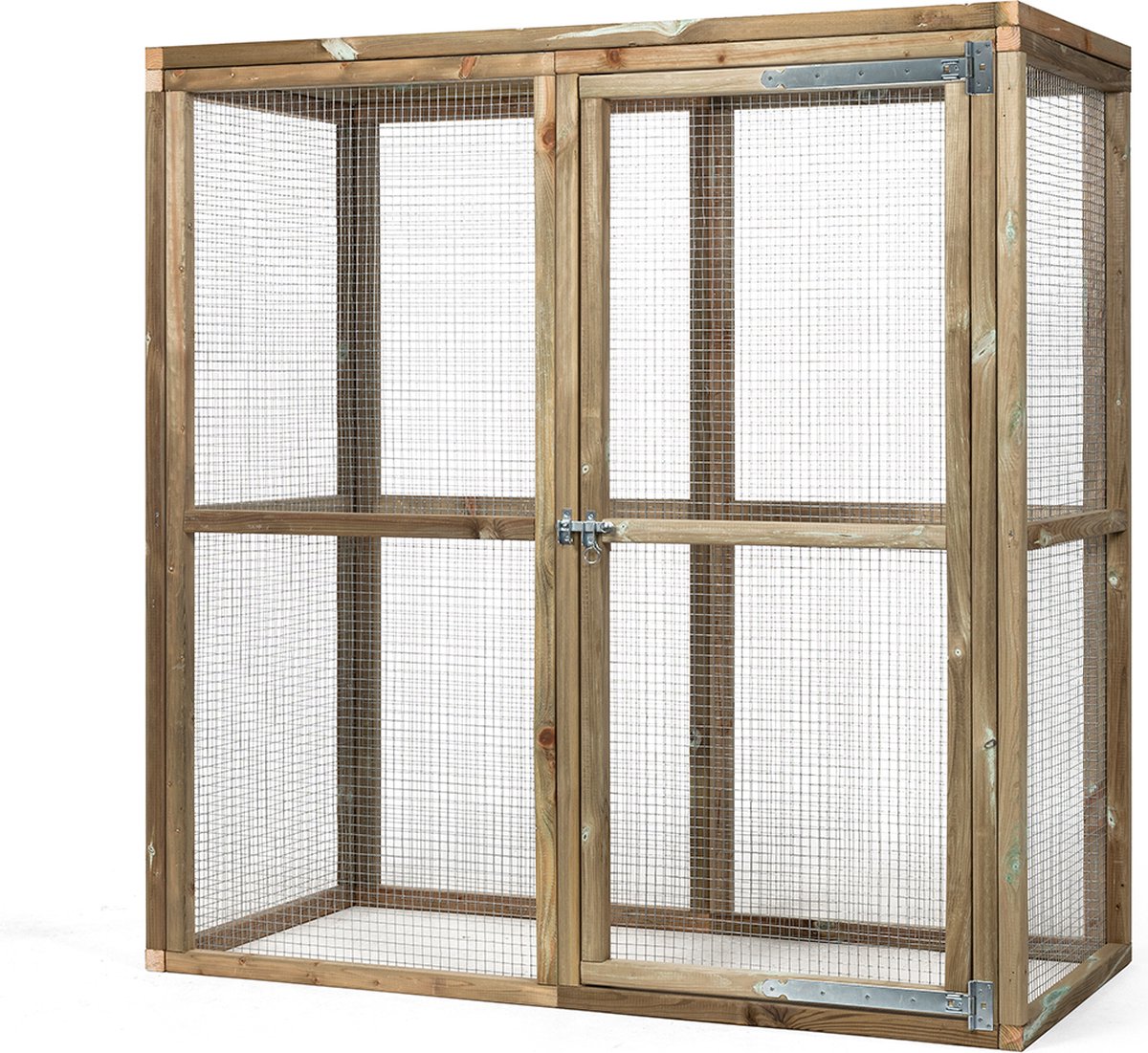 Wood Selections Kattenren Wim - Kattenrennen - Kattenhuis - kattenkooi - Kattenhok - Dierenverblijf - Buitenren - Kattenverblijf voor buiten