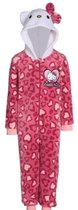 Hello Kitty - Onesie - Maat 104/110 - met capuchon - lange mouw - kind - 100% polyester