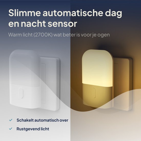 Dimbaar babynachtlampje met zachte LED-verlichting, Plug-in van Lunoo — afbeelding 2