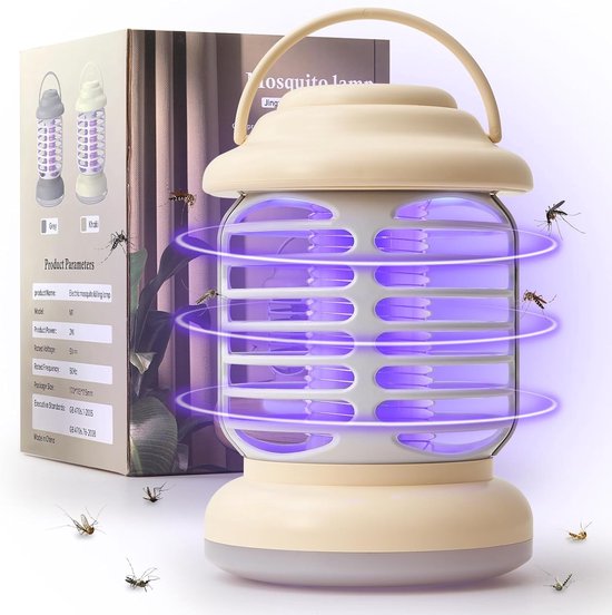 EUQQZU Insectenverdelger, 18W Muggenvanger Muggenlamp