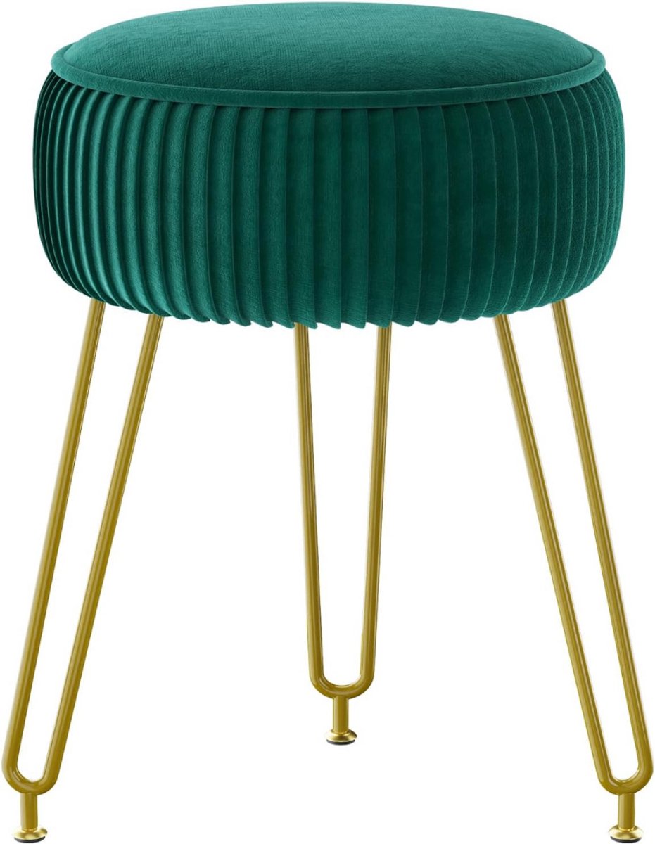 ApexArte® Make up Stoel - Kaptafel Kruk - Visagie - Groen
