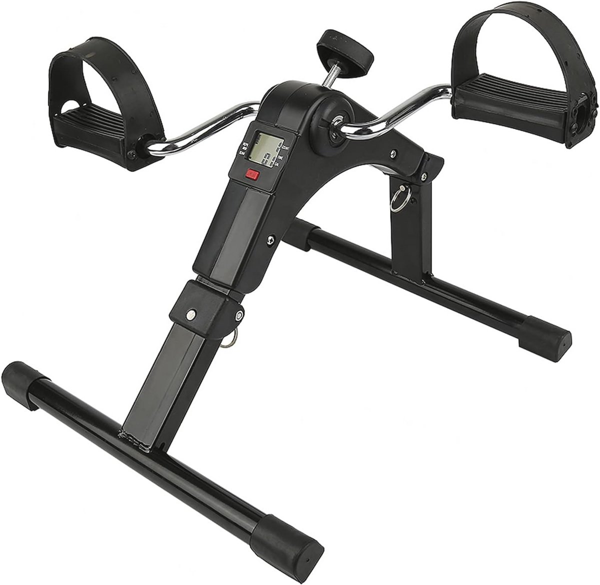 Opvouwbare mini hometrainer voor fitness - Pedaaltrainer met instelbare weerstand voor arm en been