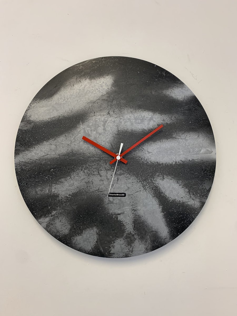 ChantalBrandO Wandklok BRETAGNE XL Modern Industrieel Design