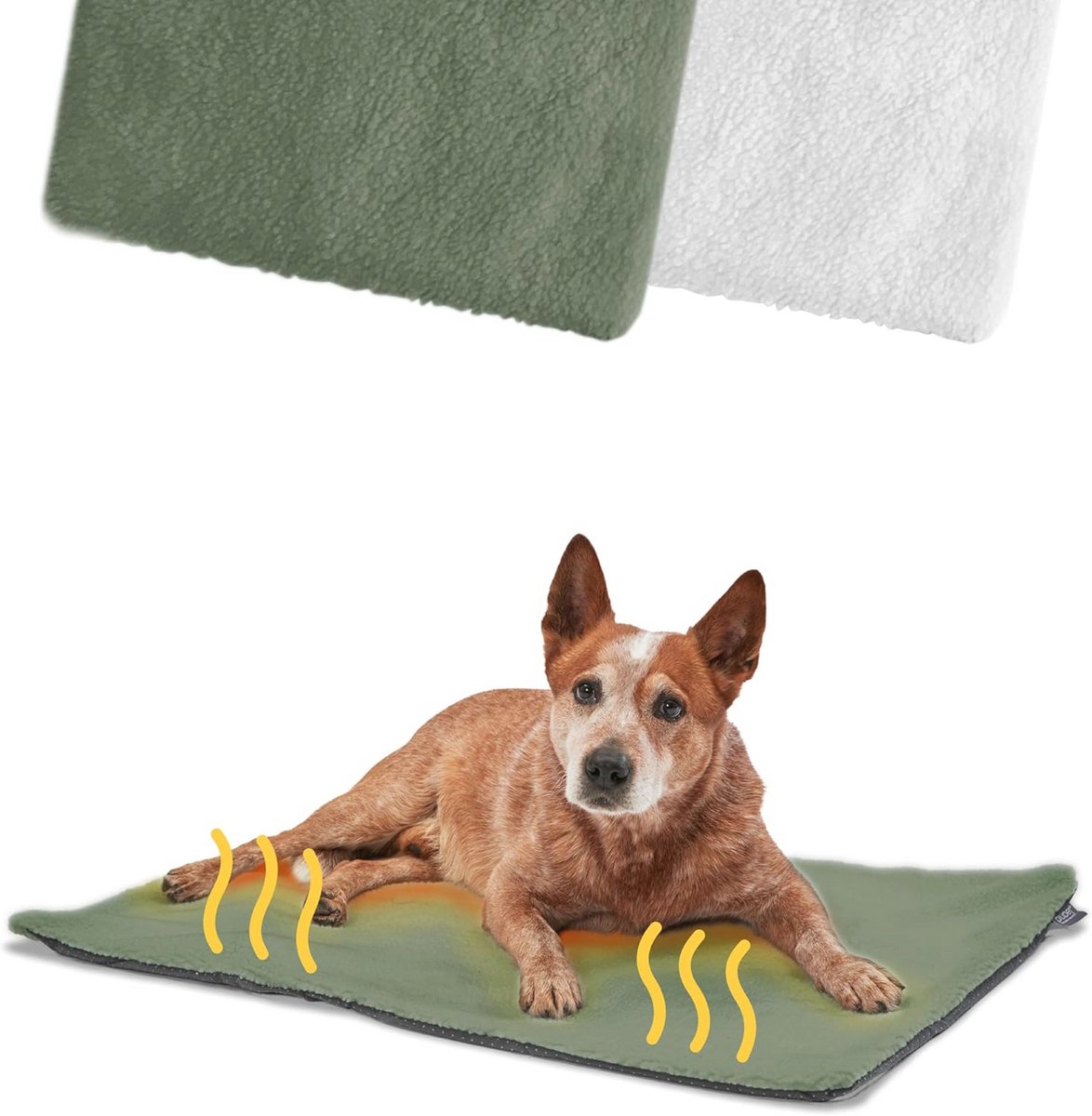 Zelfverwarmende Deken voor Honden en Katten - 90 x 60 cm - Milieuvriendelijke Warmtemat van Fleece