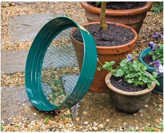Tuinzeef voor aarde en stenen - Heavy Duty zeef - Metalen — afbeelding 2