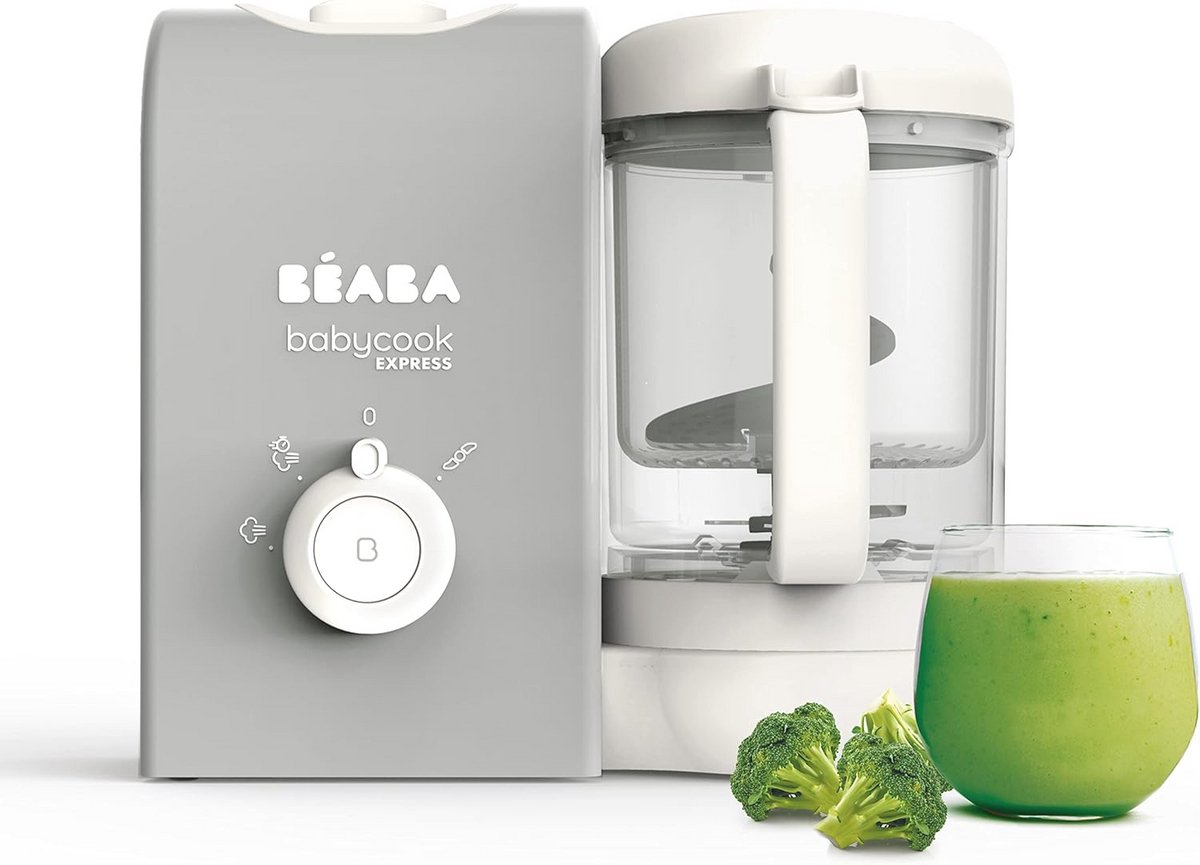 Image of 4-in-1 Babykeukenmachine voor Gezonde Maaltijden - Koken, Stomen, Mixen en Ontdooien