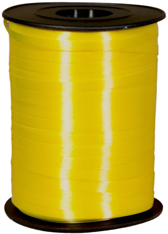 Ruban à friser jaune | 5 mm | 500 mètres
