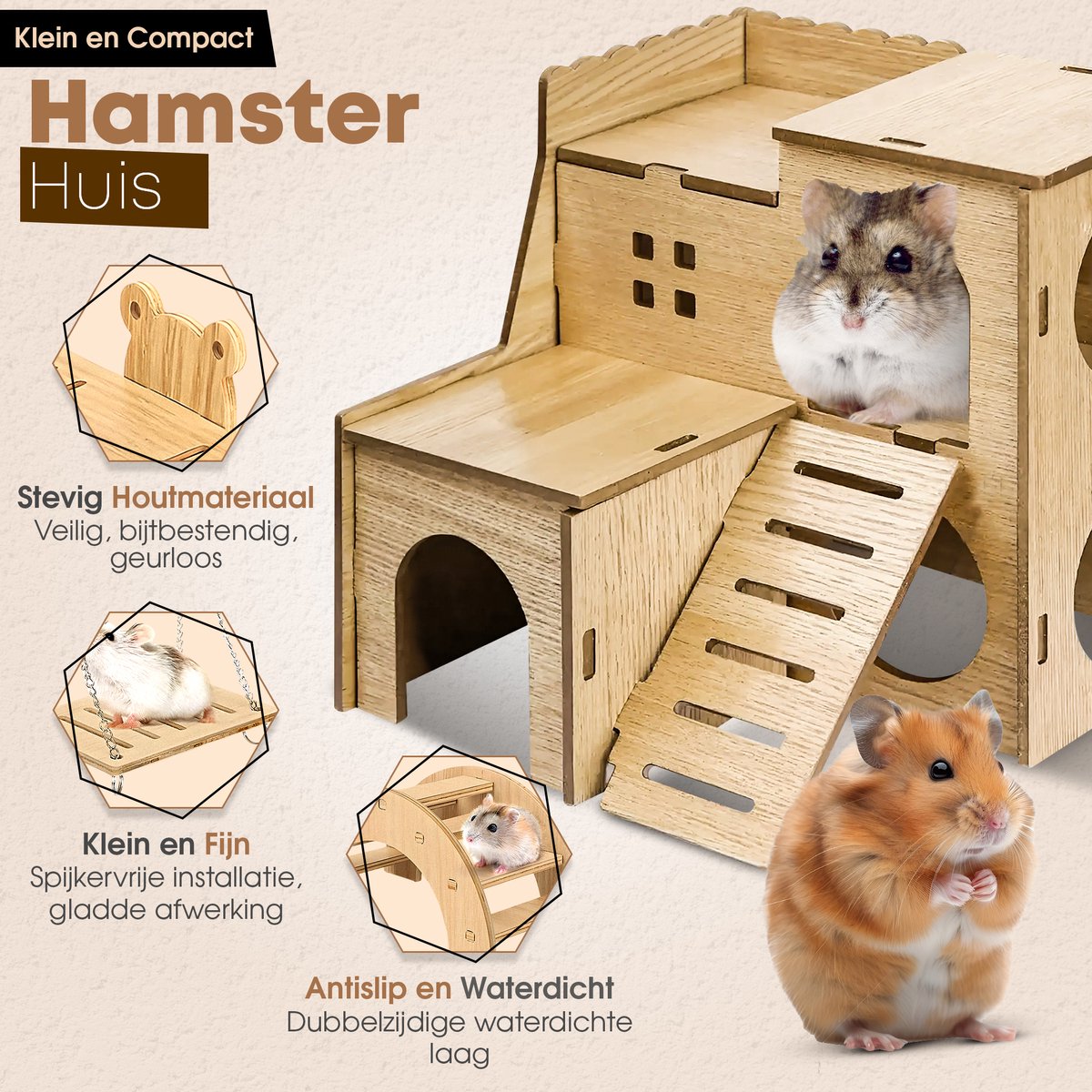 Hamster Chew Speelgoed Niet Giftig Onschadelijk Hu... - Vicedeal