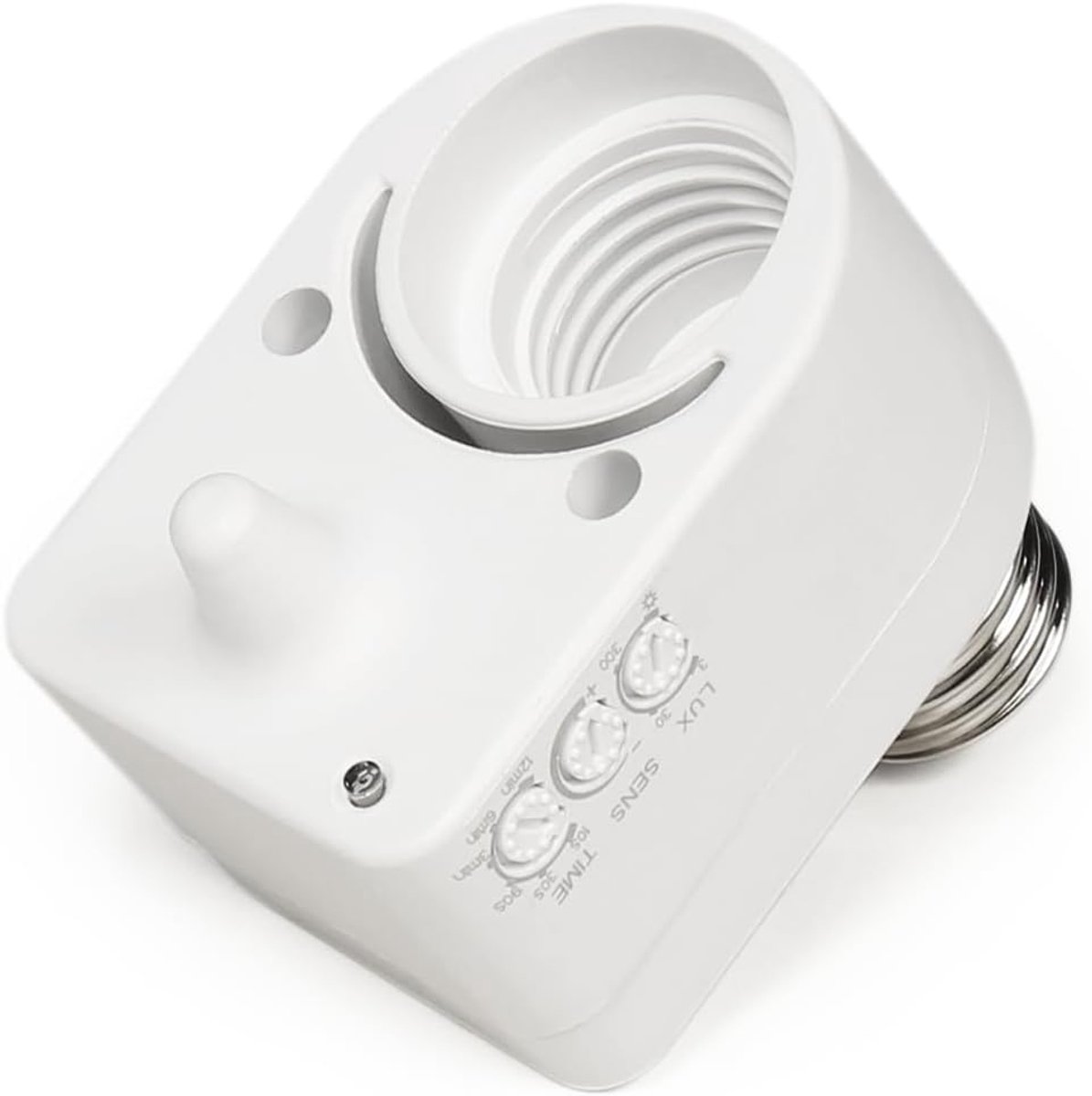 Bewegingsmelder met E27 fitting en magnetron technologie - 60W, 230V