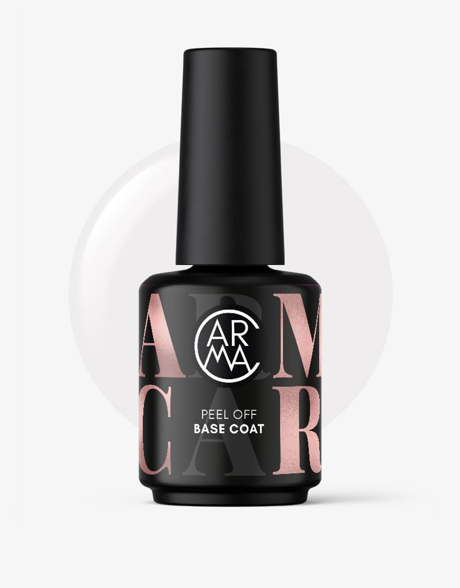 CARMA COSMETICS Peel Off Base Coat | Gellak Verwijderen als een sticker | Géén lamp nodig