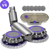 Elektrische Dweil Mop geschikt voor Dyson V6 Steelstofzuiger – Dweilsysteem – Mondstuk - Vloerwisser– Stofzuigeraccessoires – Vloermop