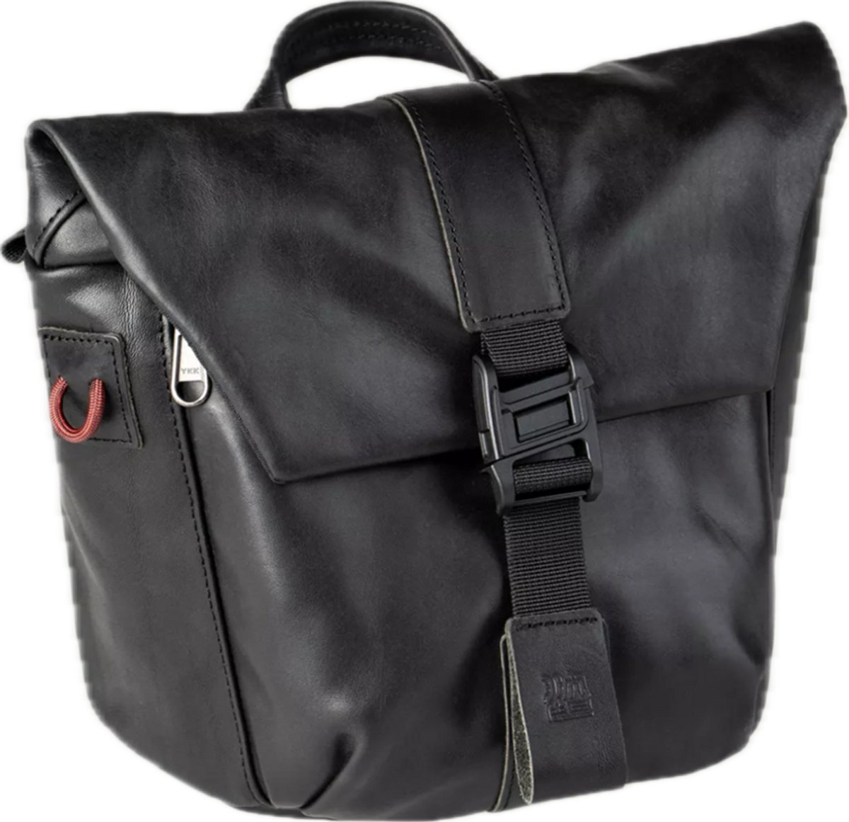 Wotancraft Pilot - 3.5L - zwart leer - cameratas - schoudertas