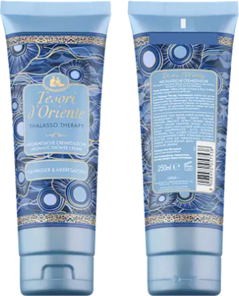 Douchegel - Tesori d'Oriente Thalasso - 250 ml | Crème Douchegel met Fiji Water en Zeewierextract - Verzorgende Douchegel