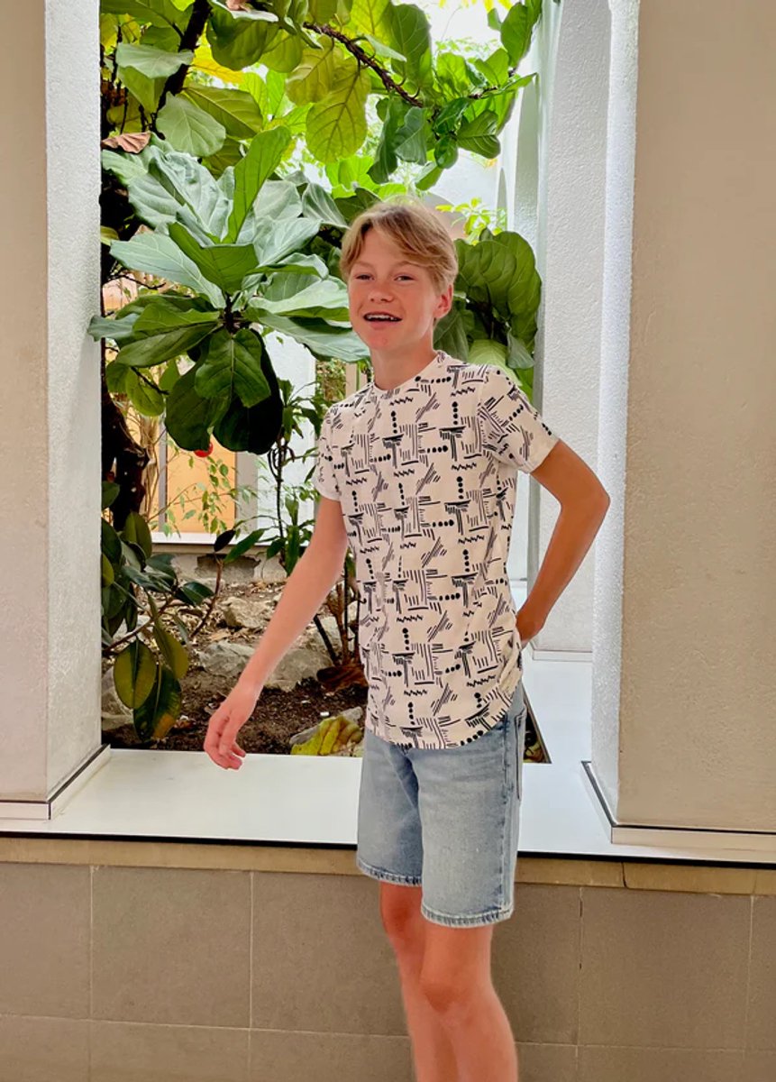 4President Shirtje 4President Magic UV Symbols Kids & Kind Jongens Wit - Maat: — afbeelding 2