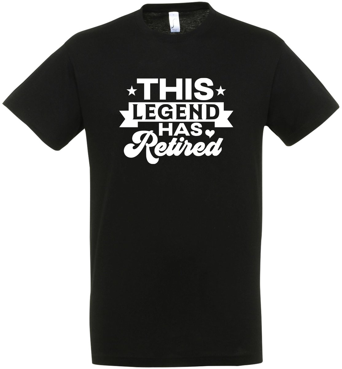 This Legend Has Retired T-shirt - Maat S - Grappige T-shirt’s - Pensioen T-shirt - pensioen cadeau - pensioen - Heren T-shirt - Dames T-shirt - Unisex